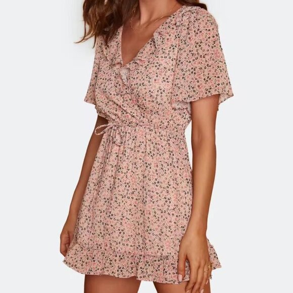 Lost + Wander Floral Fairy Mini Dress Size Small NWT - Picture 2 of 3